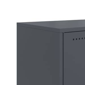 Highboard DE7765 Grün - Metall - 39 x 123 x 36 cm