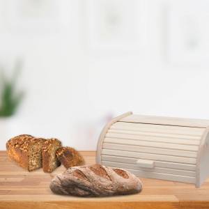 Huche à pain Boissellerie Marron - Bois massif - 18 x 28 x 40 cm