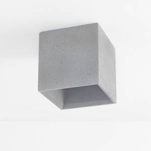 Spot apparent BOLD Gris - Métal - 14 x 14 x 14 cm