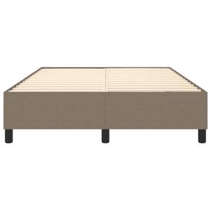 Cadre de lit 3016024-6 Noir - Taupe - Largeur : 140 cm