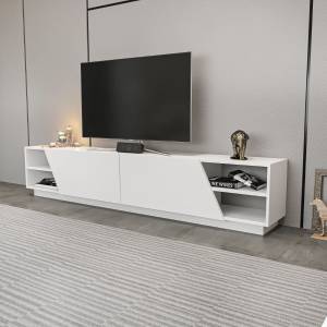 Meuble TV Rhodes Blanc