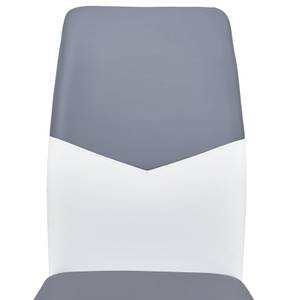 Schwingstuhl LEONA (4er-Set) Weiß - Metall - 44 x 99 x 62 cm