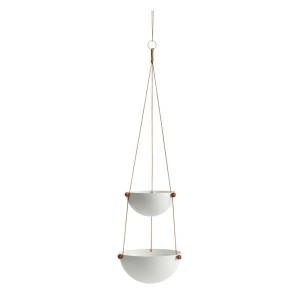 Rangement suspendu blanc Blanc - Métal - 25 x 85 x 25 cm