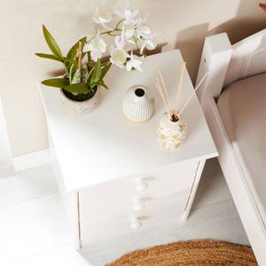 Table de chevet RONDO Blanc