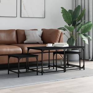 Couchtische 3er Set D427 Schwarz