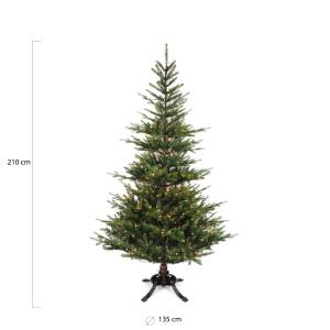 Weihnachtsbaum Howard mit LED 135 x 210 x 135 cm