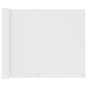 Écran de balcon 3016497-7 Blanc - Largeur : 75 cm