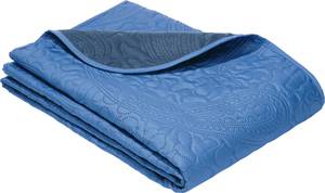 Sessel- und Sofaschoner 125256 Blau - Schiefer Dekor - Breite: 50 cm