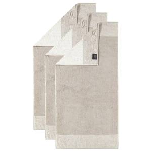 Handtuch Luxury Home Two-Tone 3er Pack Sandeiche Dekor