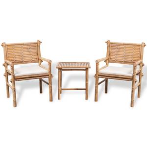 Table et chaise de jardin Marron - Textile - 40 x 50 x 50 cm