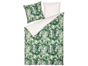 Linge de lit GREENWOOD Vert - Blanc - Fibres naturelles - 135 x 1 x 200 cm