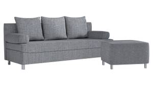 Schlafsofa Dover mit Polsterhocker Grau