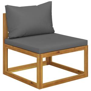 Ensemble de canapés de jardin Gris - Bois massif - Bois/Imitation - 68 x 29 x 68 cm