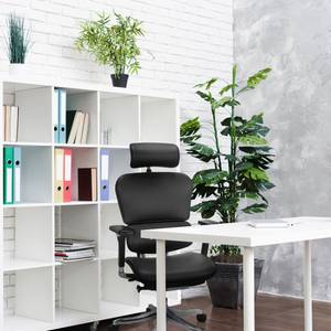 High End Bürostuhl ERGOHUMAN PLUS Schwarz - Echtleder - 61 x 119 x 48 cm