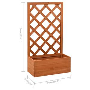 Jardinière 3005027 Orange - Bois massif - Bois/Imitation - 50 x 90 x 25 cm