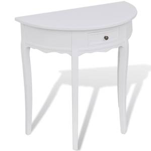 Table console 291365 Blanc - Bois manufacturé - 40 x 78 x 80 cm