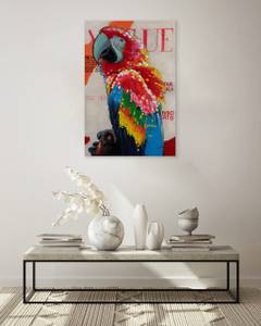 Acrylbild handgemalt In the Limelight Massivholz - Textil - 60 x 90 x 4 cm