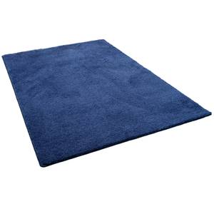 Hochflor Shaggy Teppich Palace Blau - Nachtblau - 100 x 100 cm