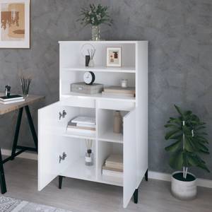 Highboard DE9699 Hochglanz Weiß