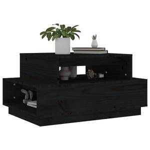 Couchtisch D294 Schwarz - Massivholz - 55 x 41 x 80 cm