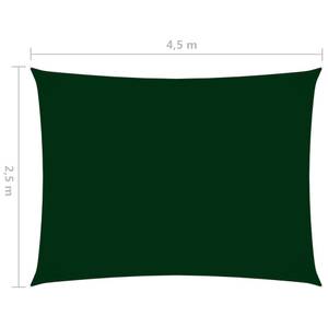 Voile solaire 3016493-8 Vert foncé - 450 x 250 cm