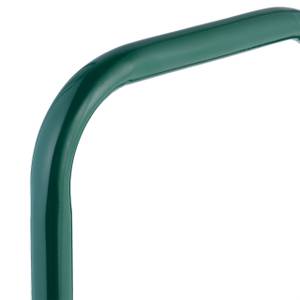 Range-bûches vert sur roues Vert - Métal - Matière plastique - 52 x 108 x 56 cm