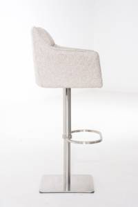 Barhocker Damaso Beige - Silber