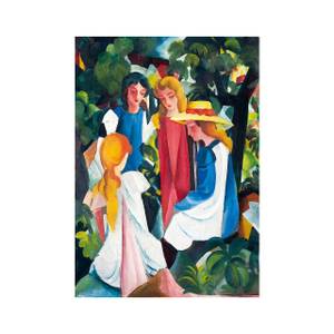 Puzzle August Macke Vier Mädchen 1913 Papier - 23 x 4 x 33 cm