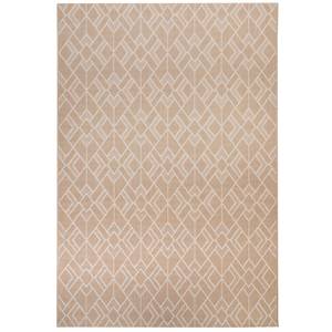 Outdoorteppich Bergen Raute Beige - 240 x 290 cm