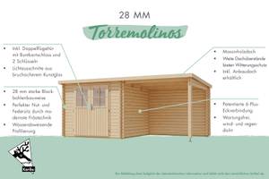 Gartenhaus TORREMOLINOS C Holz