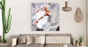 Leinwandbild BALLERINA Ballett Malerei 60 x 60 x 60 cm