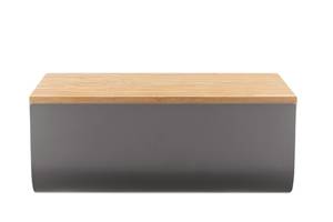 Lunch-Box Mattina Grau - Bambus - 21 x 14 x 1 cm