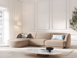 Ecksofa MILEY 4 Sitzplätze Beige