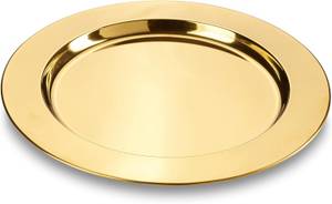 Platzteller SHINY EW-PT-0402G  2-tlg Gold