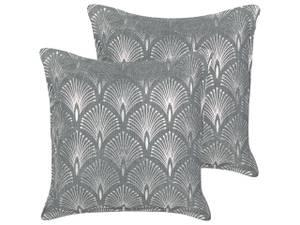 Coussin décoratif HOYA Gris - Argenté