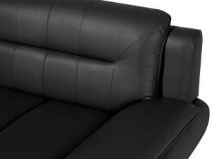 3-Sitzer Sofa LEIRA Schwarz - Silber