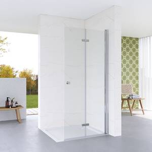 Faltbar Duschabtrennung Walk in Dusche Breite: 85 cm