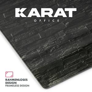 Design-Glas Memoboard Stone 46 x 91 cm