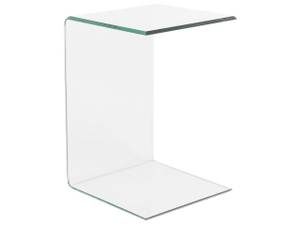 Beistelltisch LOURDES Glas - 40 x 61 x 40 cm