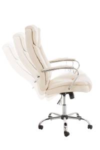 Chaise de bureau XXL Xanthos Blanc crème