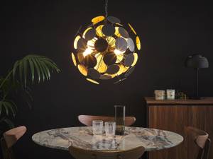 Lampe suspension MARITSA Noir - Doré