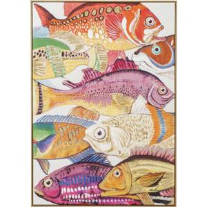 Bild Touched Fish Meeting One Massivholz - 75 x 100 x 4 cm