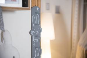 Messlatte Miffy Grau / Weiß