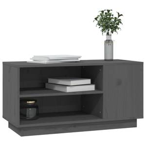 TV-Schrank D887 Grau - Massivholz - 35 x 41 x 80 cm