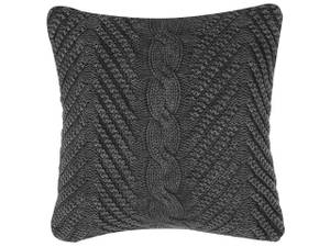 Coussin décoratif KONNI Gris foncé - Gris