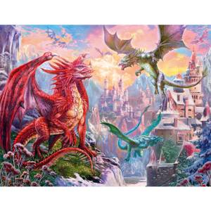 Puzzle Land der Drachen Papier - 31 x 6 x 44 cm