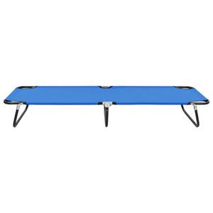 Sonnenliege 47754 Blau - Metall - 58 x 28 x 190 cm