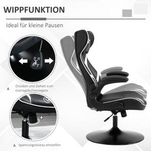 Gaming Stuhl ergonomisch 921-358WT Schwarz