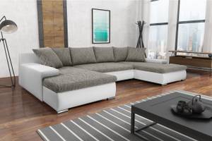 Ecksofa Boca U Form Grau - Breite: 150 cm