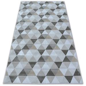 Tapis Nobis 84166 Crème Triangles Beige - Textile - 160 x 1 x 230 cm